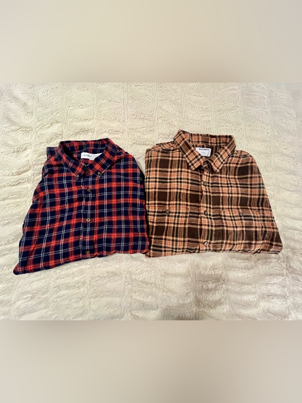 Pair of Old Navy Flannel Shirts Men’s Size XL